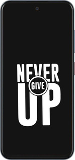 Силиконовый чехол Никогда не сдавайся для ZTE Nubia V70 - 4572u-4083 изображение 