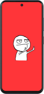 Силиконовый чехол Мем для ZTE Nubia V70 - 4578u-4083 изображение 