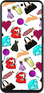 Силіконовий чехол stickers для ZTE Nubia V70 - 4757u-4083 изображение 