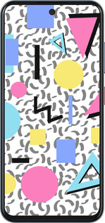 Силиконовый чехол Color shapes для ZTE Nubia V70 - 4893u-4083 изображение 