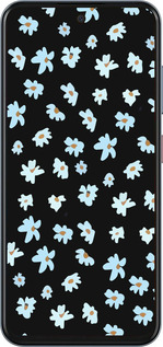 Силиконовый чехол Цветочный для ZTE Nubia V70 - 4900u-4083 изображение 