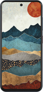 Силиконовый чехол Закат горы для ZTE Nubia V70 - 5434u-4083 изображение 