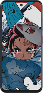 Силиконовый чехол Танджиро Камадо для ZTE Nubia V70 - 5574u-4083 изображение 