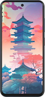 Силиконовый чехол Япония монастырь для ZTE Nubia V70 - 5590u-4083 изображение 