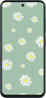 Силиконовый чехол Ромашки v4 для ZTE Nubia V70 - 5603u-4083 изображение 