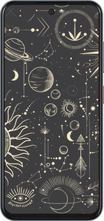 Силиконовый чехол Фаза луны для ZTE Nubia V70 - 5605u-4083 изображение 