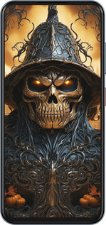 Силіконовий чехол Череп 2 для ZTE Nubia V70 - 5652u-4083 изображение 