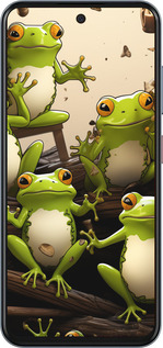 Силіконовий чехол Жабки для ZTE Nubia V70 - 5656u-4083 изображение 