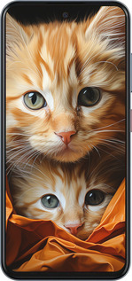 Силіконовий чехол Котики 2 для ZTE Nubia V70 - 5664u-4083 изображение 