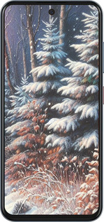 Силиконовый чехол Зимний пейзаж для ZTE Nubia V70 - 5814u-4083 изображение 