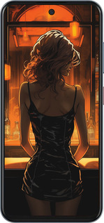 Силиконовый чехол Чехол для телефона Девушка в баре для ZTE Nubia V70 - 5947u-4083 изображение 