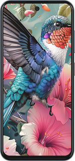 Силиконовый чехол Сказочная колибри для ZTE Nubia V70 - 6051u-4083 изображение 