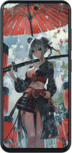 Силиконовый чехол Гейша-воин для ZTE Nubia V70 - 6124u-4083 изображение 