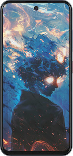 Силиконовый чехол Сатору Годжо для ZTE Nubia V70 - 6129u-4083 изображение 