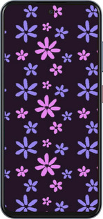 Силиконовый чехол с  цветами для ZTE Nubia V70 - 6258u-4083 изображение 