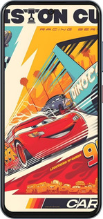 Силиконовый чехол Тачки для ZTE Nubia V70 - 6288u-4083 изображение 