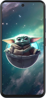 Силиконовый чехол Малышь йода для ZTE Nubia V70 - 6294u-4083 изображение 