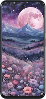 Силиконовый чехол Ночь луна арт для ZTE Nubia V70 - 6319u-4083 изображение 