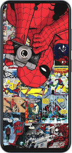 Силиконовый чехол Человек паук 2 для ZTE Nubia V70 - 6333u-4083 изображение 