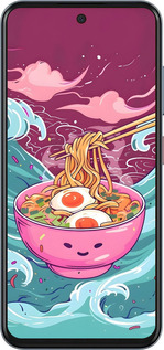 Силиконовый чехол Рамен для ZTE Nubia V70 - 6360u-4083 изображение 