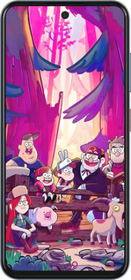 Силіконовий чехол Гравити Фолз для ZTE Nubia V70 - 6365u-4083 изображение 