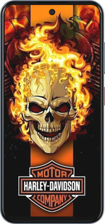 Силиконовый чехол Харлей девидсон для ZTE Nubia V70 - 6370u-4083 изображение 