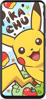 Силиконовый чехол Пикачу 2 для ZTE Nubia V70 - 6391u-4083 изображение 