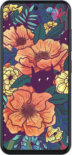 Силиконовый чехол С изображением полевых цветов для ZTE Nubia V70 - 6419u-4083 изображение 