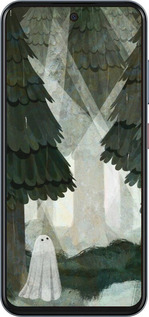 Силіконовий чехол Із зображенням соснового лісу та привида для ZTE Nubia V70 - 6420u-4083 изображение 