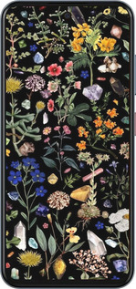 Силиконовый чехол С цветами для ZTE Nubia V70 - 6422u-4083 изображение 