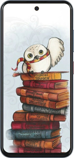 Силиконовый чехол Сова и книги для ZTE Nubia V70 - 6436u-4083 изображение 