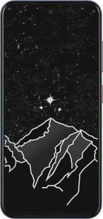 Силиконовый чехол Минималистический горный пейзаж для ZTE Nubia V70 - 6438u-4083 изображение 