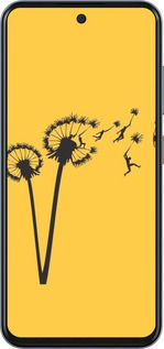 Силиконовый чехол Минимализм одуванчики для ZTE Nubia V70 - 6449u-4083 изображение 