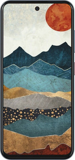 Силиконовый чехол Янтарный закат для ZTE Nubia V70 - 6475u-4083 изображение 