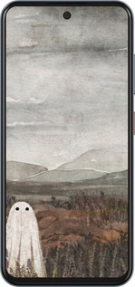 Силиконовый чехол Одинокий призрак на фоне гор для ZTE Nubia V70 - 6486u-4083 изображение 