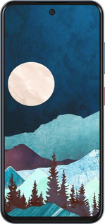 Силиконовый чехол Горная идиллия ночной пейзаж для ZTE Nubia V70 - 6488u-4083 изображение 