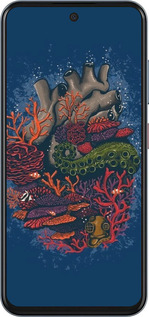 Силиконовый чехол Сердце моря для ZTE Nubia V70 - 6506u-4083 изображение 