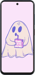 Силиконовый чехол Милый призрак для ZTE Nubia V70 - 6507u-4083 изображение 