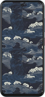 Силиконовый чехол Морская тематика в стиле арт-деко для ZTE Nubia V70 - 6520u-4083 изображение 