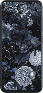 Силиконовый чехол Абстрактный цветочный рисунок в синих тонах для ZTE Nubia V70 - 6539u-4083 изображение 