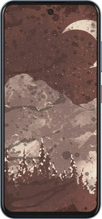 Силиконовый чехол С изображением лунного пейзажа в ночном лесу для ZTE Nubia V70 - 6546u-4083 изображение 