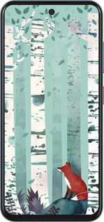 Силиконовый чехол Лис в зелёном лесу для ZTE Nubia V70 - 6547u-4083 изображение 