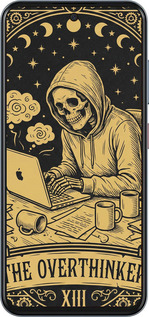 Силіконовий чехол The Overthinker для ZTE Nubia V70 - 6774u-4083 изображение 