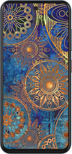 Силіконовий чехол Золотий візерунок для ZTE Nubia V70 - 678u-4083 изображение 