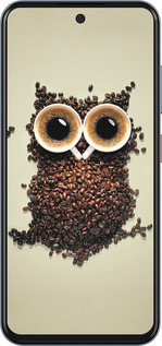 Силиконовый чехол Сова из кофе для ZTE Nubia V70 - 777u-4083 изображение 