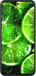 Силиконовый чехол Зелёные дольки лимона для ZTE Nubia V70 - 852u-4083 изображение 