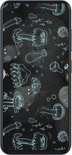 Силиконовый чехол Медузы для ZTE Nubia V70 - 906u-4083 изображение 