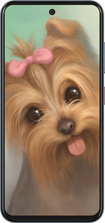 Силиконовый чехол Нарисованный йоркширский терьер для ZTE Nubia V70 - 928u-4083 изображение 