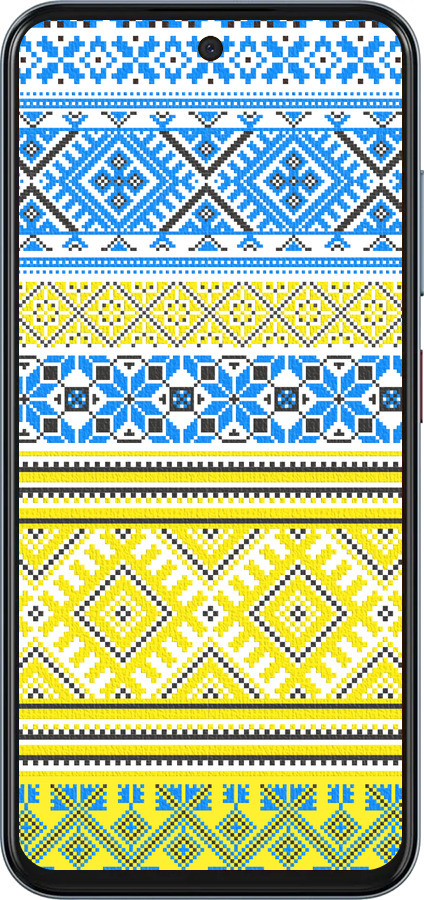 Силиконовый чехол Вышиванка 40 для ZTE Nubia V70 - 1174u-4083 изображение 