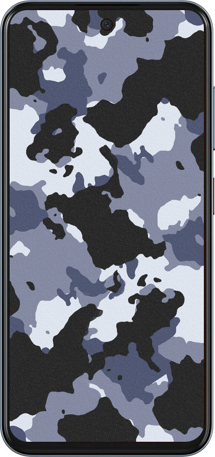Силіконовий чехол Камуфляж v4 для ZTE Nubia V70 - 1182u-4083 изображение 